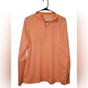 Vineyard Vines sankaty performance quarter zip pullover - sunrise